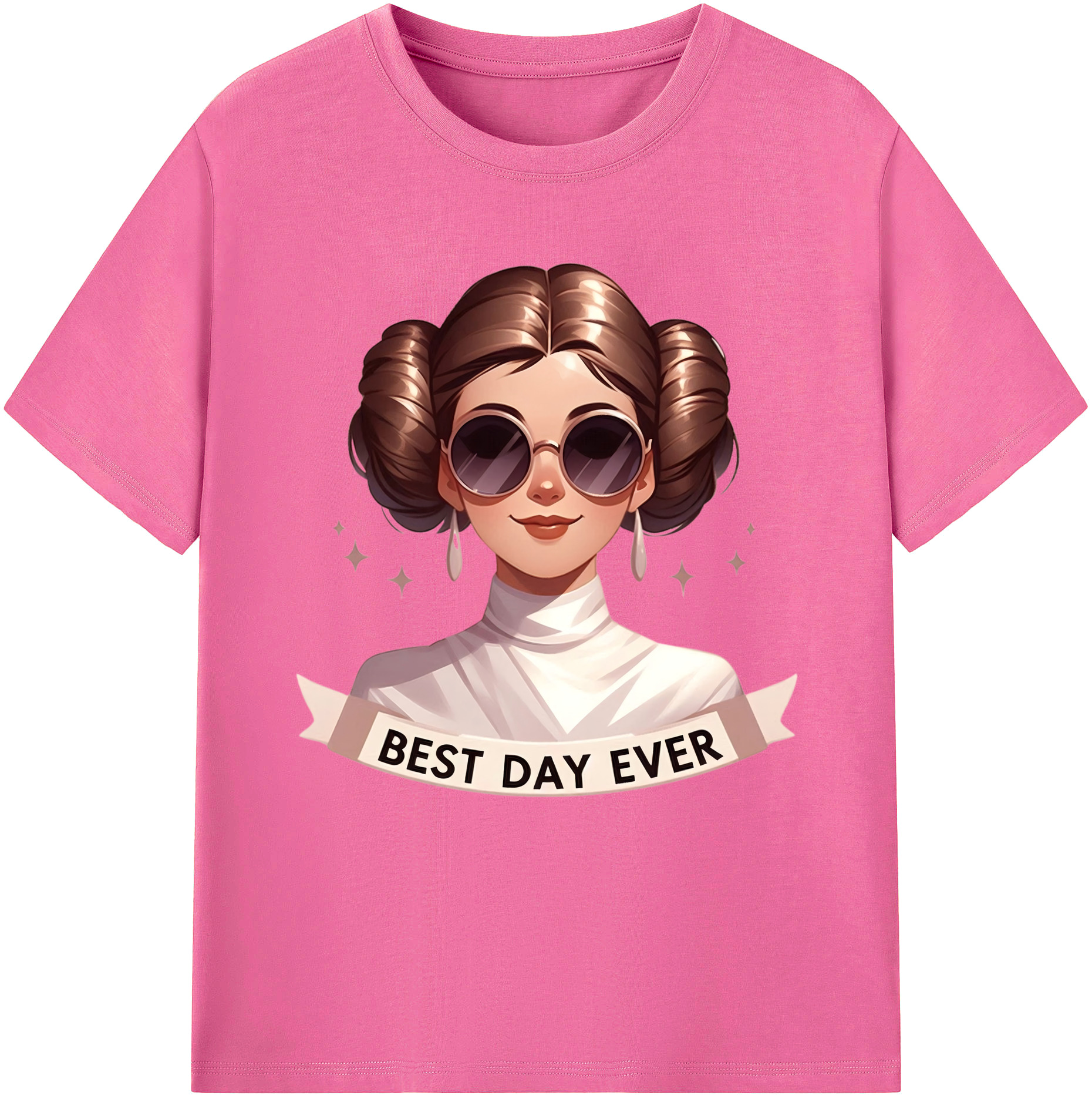 （画像用） スター・ウォーズ Star Wars レディースカジュアルプリントTシャツ（綿100％）